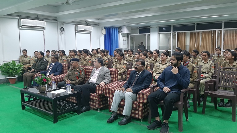 Visit of Commanding Officer, 19 UP Girls Battalion, to Unity College